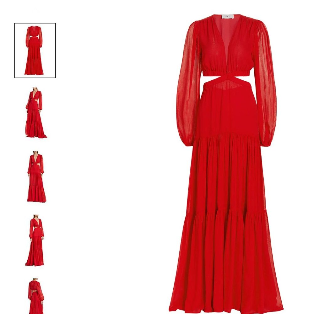 A.L.C Isabelle Dress - Garnet NEW Size 8